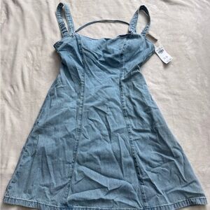 Hollister Light Blue Backless Dress